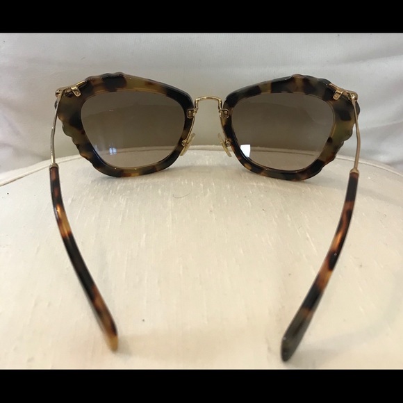 MIU MIU faux crystals Butterfly Sunglasses. - Picture 3 of 8